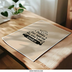 Smart Cookie Photographic Prints, Cute Wall Art, Kitchen Decor, Playful Prints, Funny Quote Print, Unique Gift Idea - Tawshia