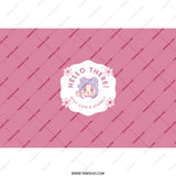Cute Anime Girl Tumbler, Hello There Tumbler, Kawaii Tumbler, Stay Cute Tumbler, Sparkly Tumbler, Pink Tumbler, Gift for Girl - Tawshia
