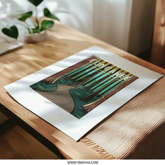 Congaree National Park Photographic Print, Swamp Art, Forest Wall Decor, Nature Artwork, Home Decor, Travel Print - Tawshia