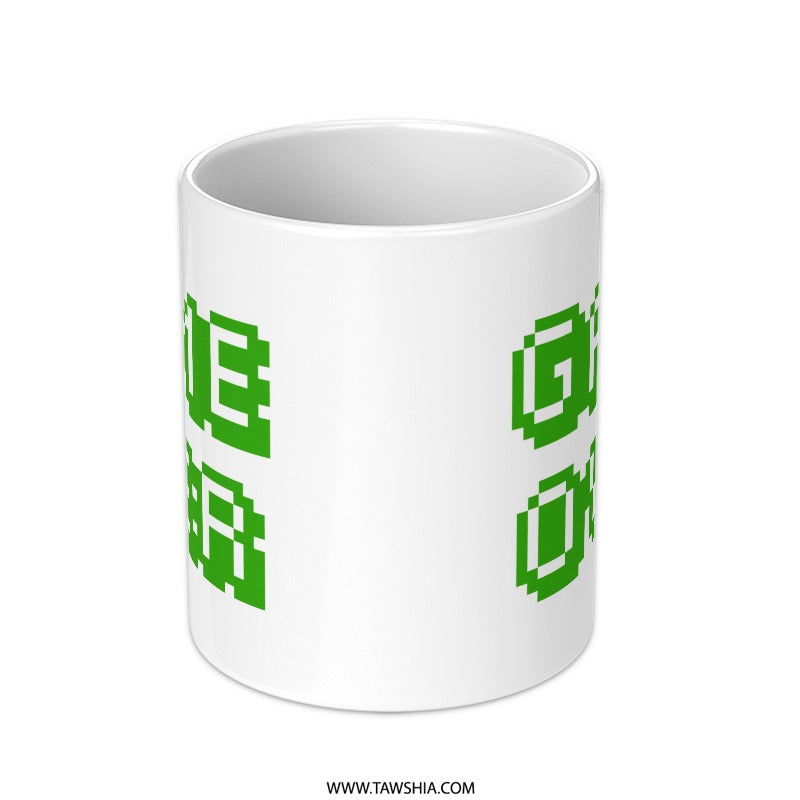 Game Over Mug, Pixel Art, Retro Gamer Gift, 8 Bit Design, Geeky Mug, Video Game, Funny Mug, Gamer Coffee Mug, Geek Gift, Gift for Him - Tawshia