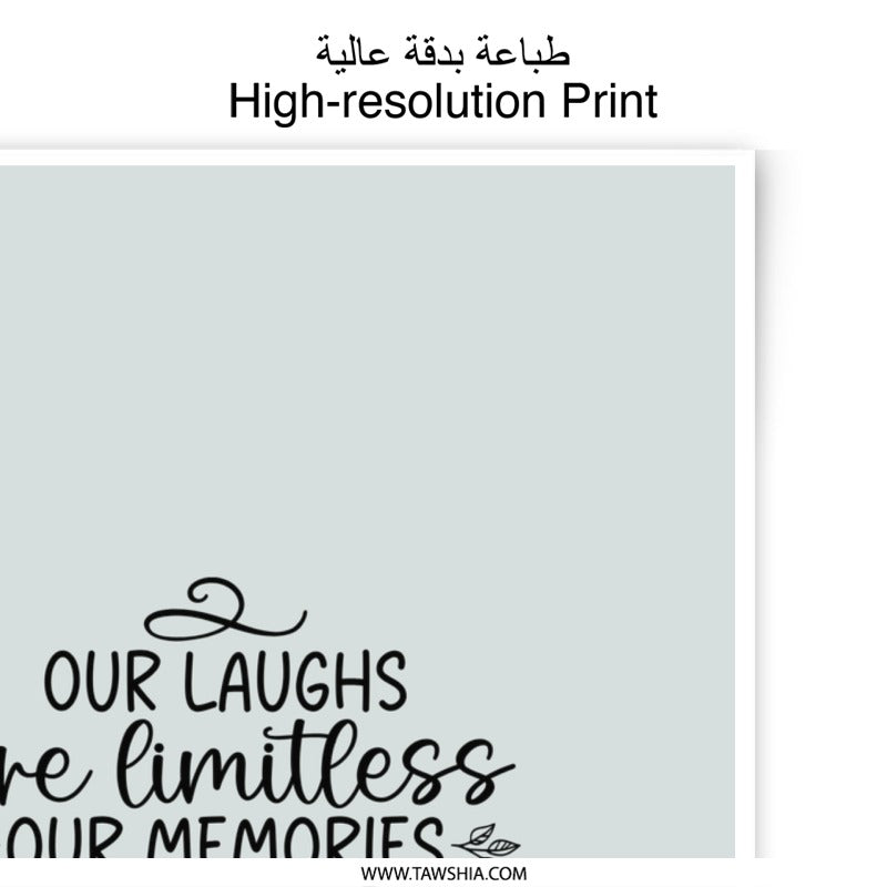 Limitless Laughs Photographic Prints, Countless Memories Art, Endless Friendship Wall Decor, Home Decor Photo, Best Friend Gift - Tawshia