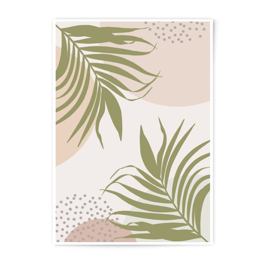 Tropical Leaf Photographic Print, Minimalist Plant Art, Boho Wall Decor, Botanical Print, Modern Art Print, Home Decor - Tawshia