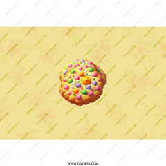 Cookie Tumbler, Colorful Cookie Design, Food Tumbler, Sweet Treat Tumbler, Gift for Baker, Cup with Lid, Cute Tumbler, Gift for Her - Tawshia