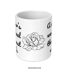 Mothers Love Mug, Inspirational Quote Mug, Healing Words Mug, Gift For Mom, Mothers Day Present, Floral Mug, Coffee Mug, Tea Cup - Tawshia