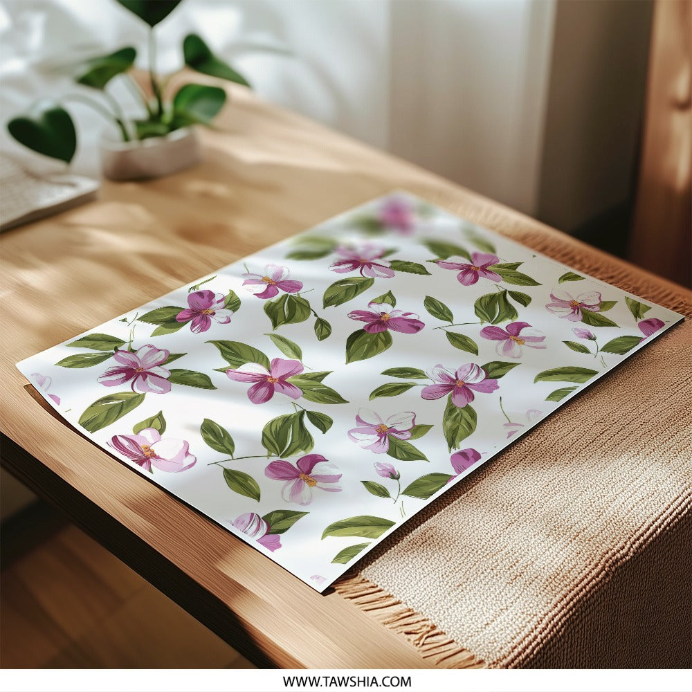 Floral Photographic Print, Pink Flower Art Print, Botanical Wall Decor, Floral Home Decor, Flower Print, Floral Illustration (138 - Tawshia