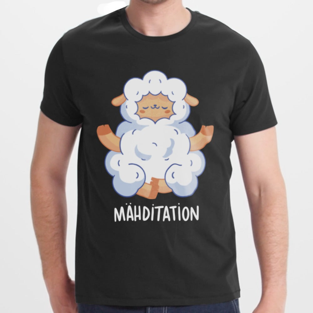 Mähditation Graphic Tee Shirt for Meditation Product