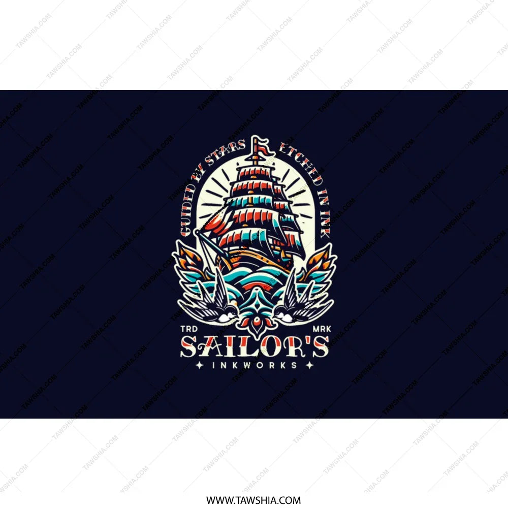 Sailor's Traditional Tattoo Design Art Sticker product
