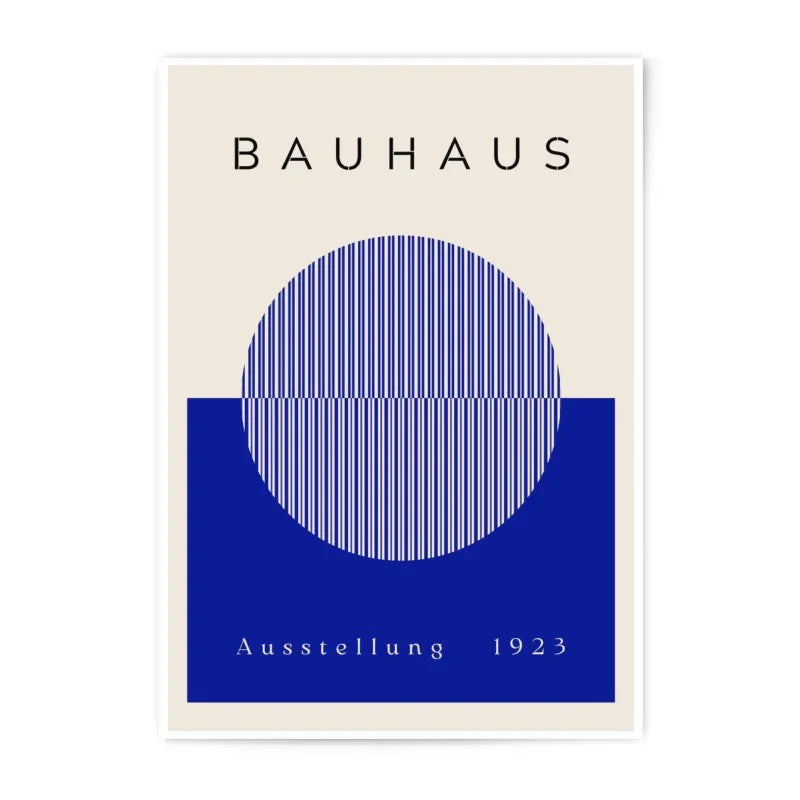 Bauhaus Photographic Print, Ausstellung 1923, Modern Art Print, Geometric Art, Minimalist Art, Wall Decor, Home Decor - Tawshia