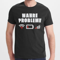 True Problems WiFi Battery Signal Graphic T-Shirt product