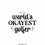 Okayest Golfer Pocket Mirror, Funny Golf Gift, Golf Lover Accessory, Golfing Pocket Mirror, Golfer Gift Idea, Golf Theme Pocket Mirror - Tawshia