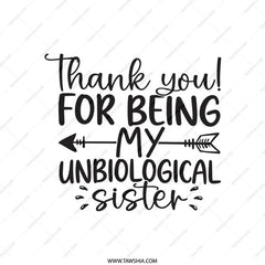 Unbiological Sister Pillow, Sister Gift Idea, Best Friend Present, Special Sister, Unique Sister, Sister Pillow Gift - Tawshia