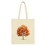 Autumn Tree Tote Bag, Fall Foliage Shopping Bag, Watercolor Tree Reusable Grocery Bag, Nature Lover Gift Idea, Eco Friendly Tote - Tawshia