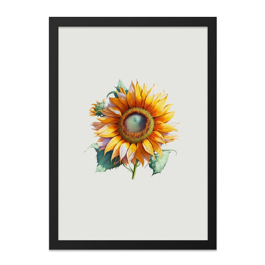 Sunflower Wall Art, Floral Art Print, Botanical Wall Decor, Yellow Flower Print, Flower Art, Home Decor, Nature Inspired Art - Tawshia
