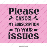 Funny Mouse Pad, Cancel My Subscription, Office Desk Decor, Sarcastic Gift, Pink Mousepad, Work From Home Accessory, Computer Accessories - Tawshia