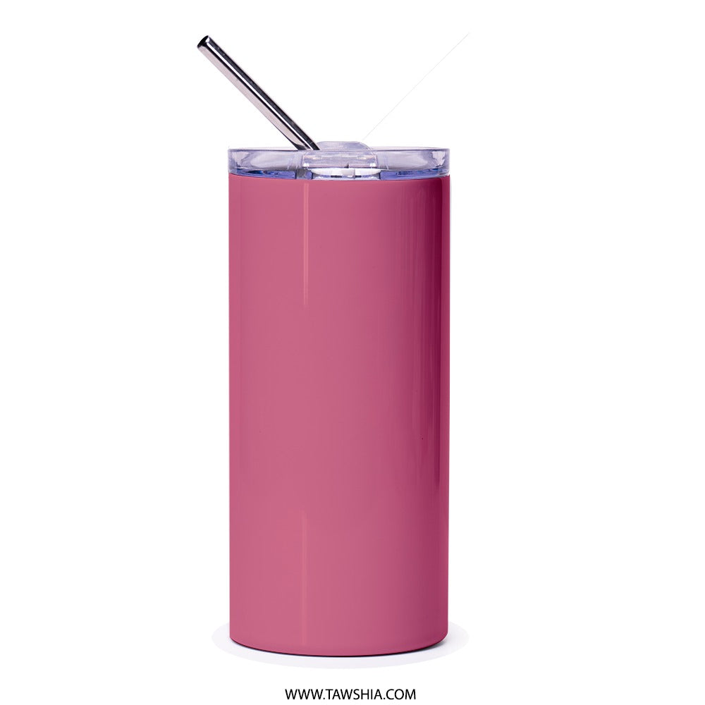 Heart Key Tumbler, Pink Tumbler, Love Gift, Unique Design Tumbler, Valentine's Day Gift, Gifts for Her, Anniversary Gift - Tawshia
