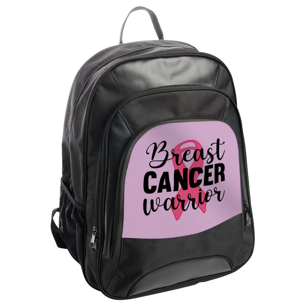 Breast Cancer Warrior Backpack with Pink Ribbon product type