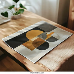 Geometric Art Photographic Print, Abstract Circles Print, Modern Art Print, Minimalist Wall Decor, Home Decor, Living Room Art, Contemporary - Tawshia