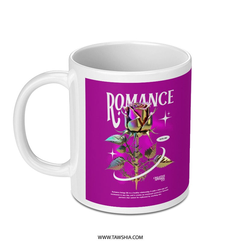 Romance Themed Design On White Mug product