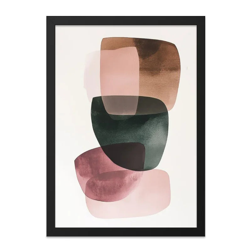 Abstract Shapes Wall Art, Modern Art Print, Geometric Art, Contemporary Art, Home Decor, Living Room Art, Trending Wall Decor - Tawshia