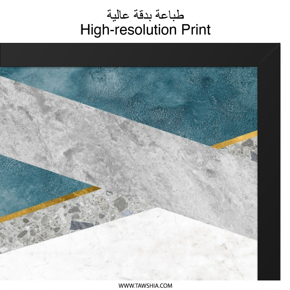 Geometric Wall Art, Modern Art Print, Abstract Decor, Contemporary Design, Minimalist Artwork, Home Decoration - Tawshia