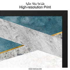 Geometric Wall Art, Modern Art Print, Abstract Decor, Contemporary Design, Minimalist Artwork, Home Decoration - Tawshia