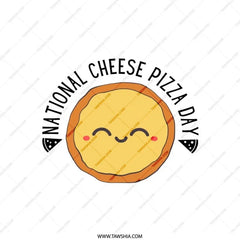 National Cheese Pizza Day Pillow, Foodie Gift, Pizza Lover Decor, Cute Food Pillow, Kawaii Pillow, Pizza Slice Accent Pillow, Home Decor - Tawshia