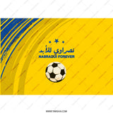 Nasraoui Forever Tumbler, Football Fan Tumbler, Soccer Gift Ideas, Sports Tumbler, Saudi Arabia Team, Gold and Blue - Tawshia