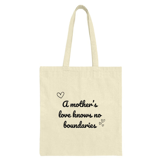 Mother's Love Tote Bag, Quote Tote Bag, Mom Gift Tote, Heart Tote, Everyday Tote Bag, Gift for Mom Tote, Love Quote Bag - Tawshia