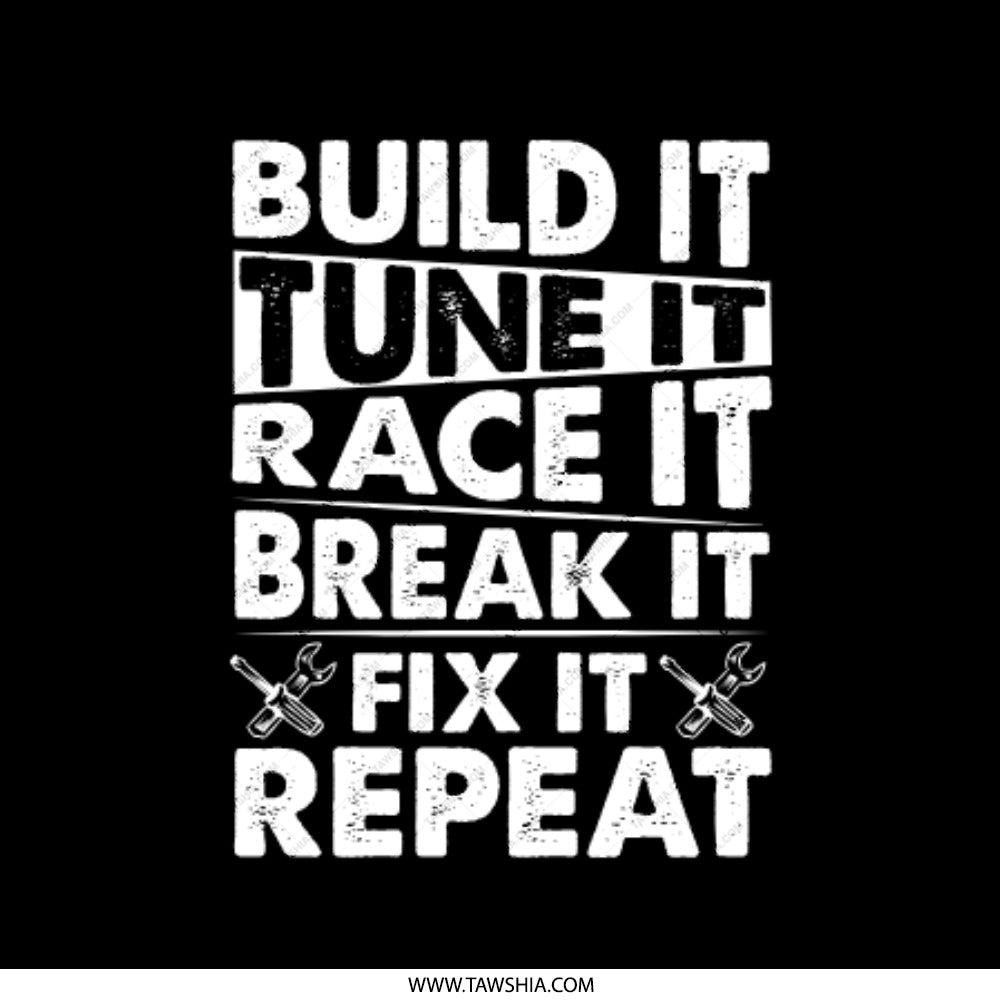 Build It Tune It Race It Pinback, Car Enthusiast Gift, Mechanic Gift, Automotive Button, Car Guy Gift, Gift for Him, Racer Gift - Tawshia
