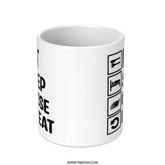 Eat Sleep Cruise Repeat Mug, Cruise Lover Gift, Vacation Mug, Cruise Ship Mug, Ocean Trip Gift, Boating Mug - Tawshia