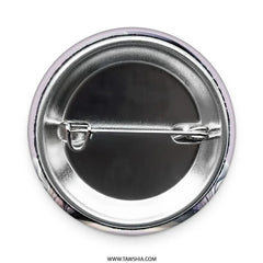 Watercolor Nightscape Pinback Button, Moon Stars Pin Badge, Botanical Button, Pastel Sky Pin, Aesthetic Button, Art Badge, Button Pin - Tawshia