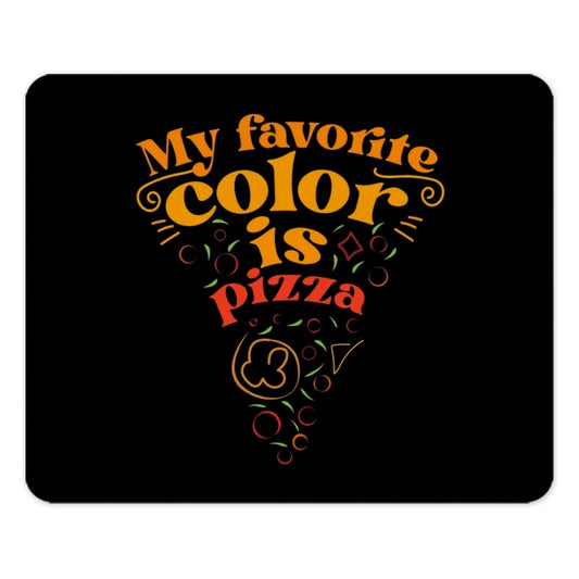 Pizza Color Mouse Pad, Foodie Desk Decor, Funny Mousepad, Pizza Lover Gift, Gamer Mouse Mat, Cute Office Accessories, Work From Home - Tawshia