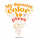 Pizza Lover Mug, Funny Foodie Gift, My Favorite Color is Pizza, Coffee Mug for Pizza Addicts, Cute Pizza Design Mug, Novelty Pizza Mug - Tawshia