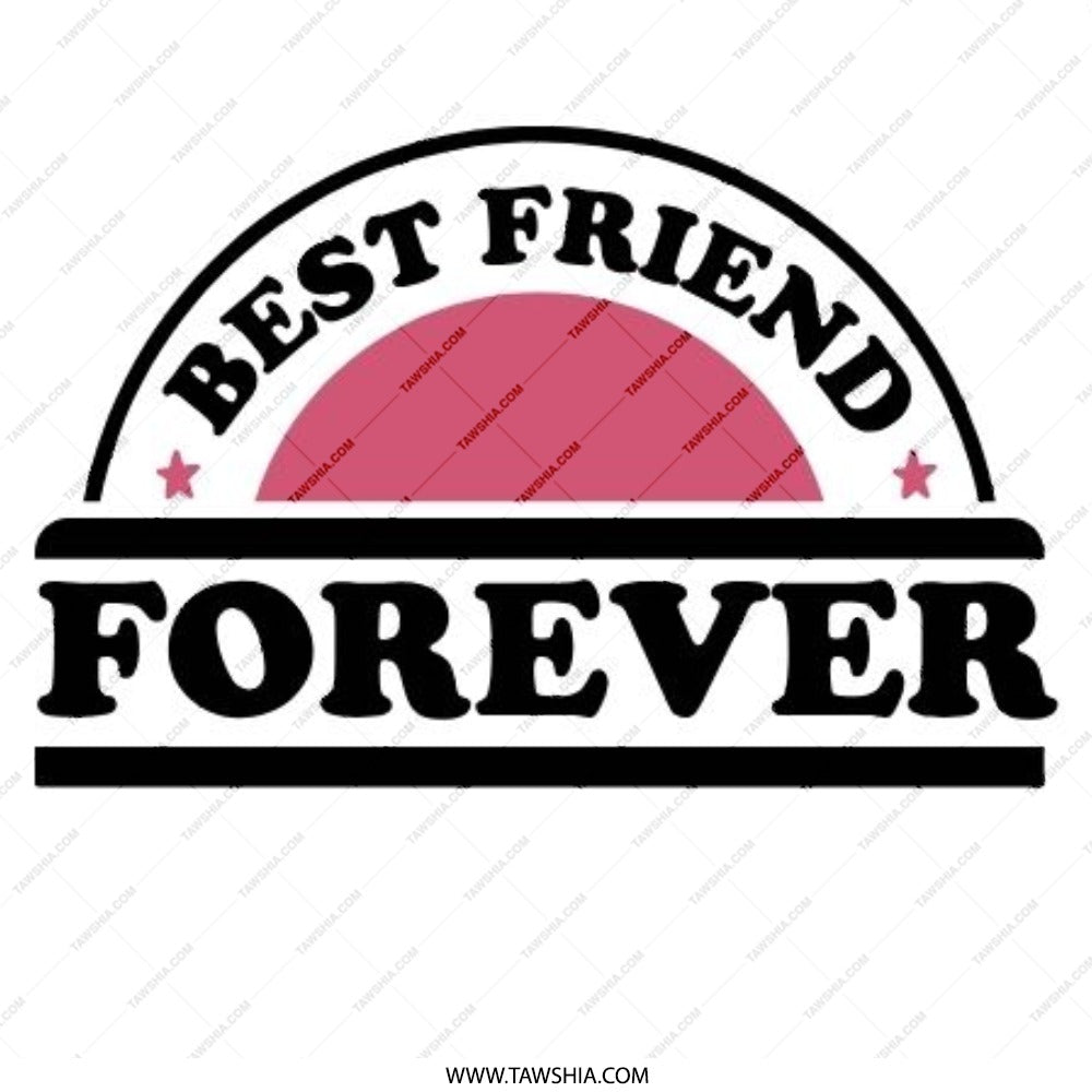 Best Friend Forever Pinback Button, Friendship Badge, Gift for Bestie, Cute Pin, Aesthetic Button, Trendy Button, Novelty Button - Tawshia
