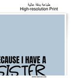 Sister Friend Photographic Prints, Sister Gift, Quote Art Print, Sister Birthday Present, Sister Wall Decor, Family Art, Friend Gift - Tawshia