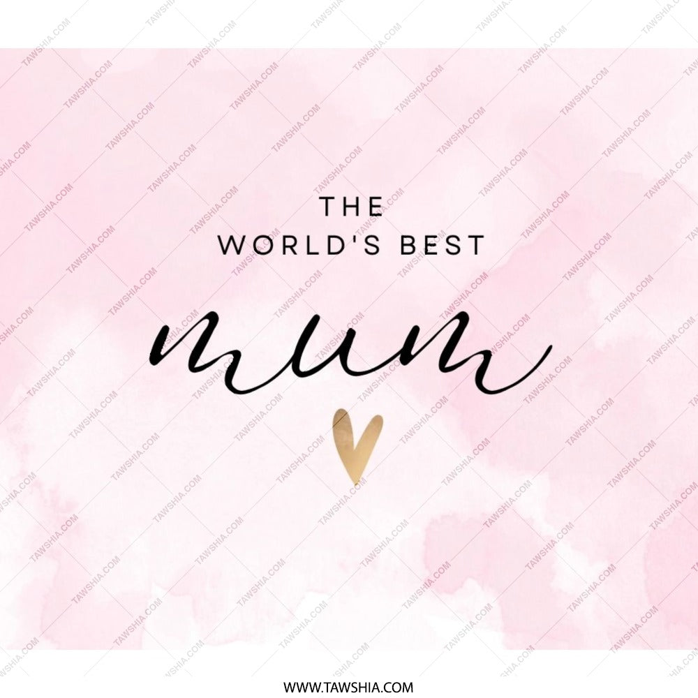 World's Best Mum Backpack, Mom Gift, Mother's Day Backpack, Unique Backpack, Present for Mum, Stylish Gift, Best Backpack Design - Tawshia
