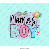 Mamas Boy Backpack, Cute Boy Backpack, Boy Fashion, Gift for Mom, New Mom Gift, Baby Boy Backpack, Colorful Kid Backpack, Mom Backpack - Tawshia