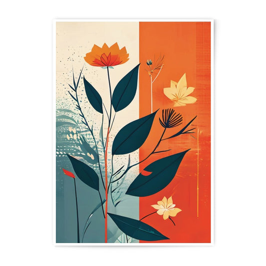 Abstract Floral Photographic Print, Botanical Wall Art Decor, Flower Art Print, Modern Home Decor, Fine Art Photo Print - Tawshia