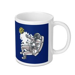 Astronaut Reaching For Stars Blue Coffee Mug product