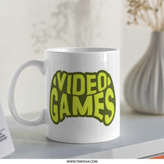Video Games Mug, Gamer Mug, Gift for Gamers, Gaming Lover Gift, Unique Mugs, Coffee Mug, Tea Mug, Drinkware - Tawshia