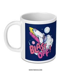Blast Off Space Shuttle Mug product type