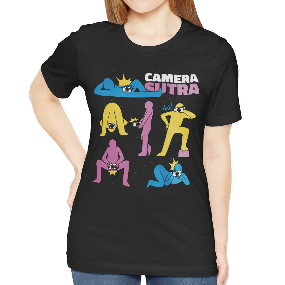 Funny Camera Sutra Graphic Tee Shirt Product