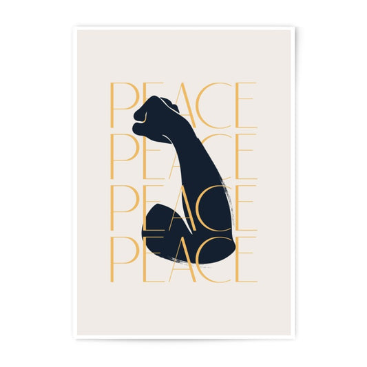 Peace Photographic Print, Arm and Fist Art, Minimalist Modern Art, Empowerment Wall Decor, Equality Art Print, Home Decor, Office Art - Tawshia