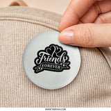 Friends Forever Pinback Button, Best Friends Gift, Friendship Button, BFF Button, Heart Badge, Friendship Jewelry, Friendship Day Button - Tawshia