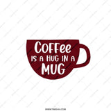 Coffee Is A Hug Tote Bag, Coffee Lover Gift, Coffee Mug Tote Bag, Caffeine Addict Bag, Gift For Her, Funny Coffee Tote, Everyday Tote Bag - Tawshia