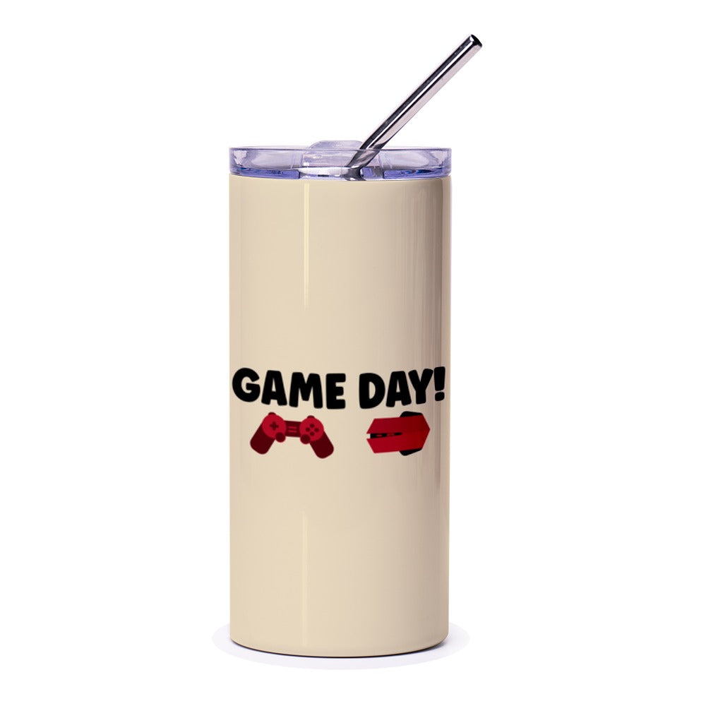 Game Day Tumbler, Gamer Gift, Video Game Lover, Gaming Tumbler, Personalized Tumbler, Custom Tumbler, Birthday Gift for Gamers - Tawshia