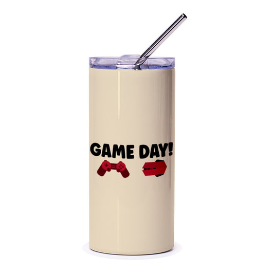 Game Day Tumbler, Gamer Gift, Video Game Lover, Gaming Tumbler, Personalized Tumbler, Custom Tumbler, Birthday Gift for Gamers - Tawshia