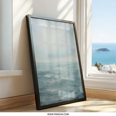 Serene Ocean Wall Art, Coastal Print, Abstract Seascape, Minimalist Art, Calm Water Painting, Peaceful Home Decor - Tawshia