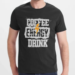Coffee Energy Drink Statement Graphic TShirt product type