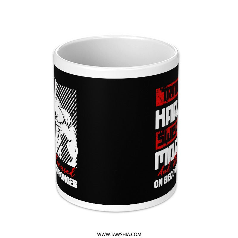 Motivational Gym Quote Design Ceramic Mug product